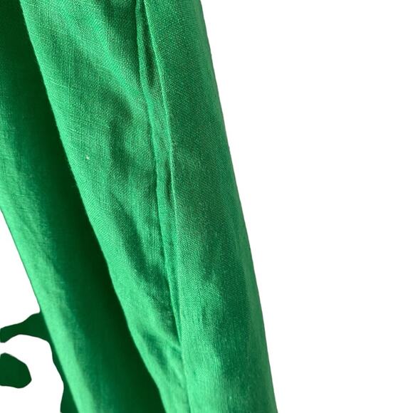 Reiss Esme Green Linen Sheath Dress with Pockets NWOTS size 4 - Picture 10 of 12